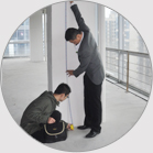 現(xiàn)场勘察專業人(rén)士現(xiàn)场測量(liàng)